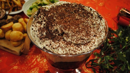 Black forest gateau trifle by Gino on Lets’s Do Christmas with Gino and Mel