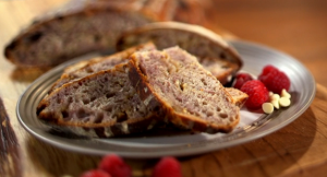 White chocolate and raspberry sourdough