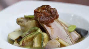 Grilled Duck Breast with Sweet Corn Dumplings by peter kuruvita