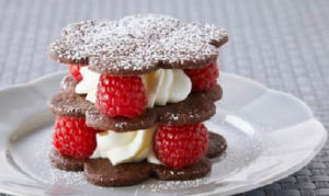 Anna Olson Chocolate Raspberry Napoleons Shortbread