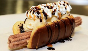 Churro Dog dessert on Today