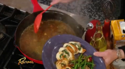 Rachael Ray lemon sauce recipe for Chicken Rolls with Herbs on The Rachael Ray Show