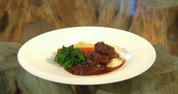 Braised pig cheeks recipe on Saturday Kitchen