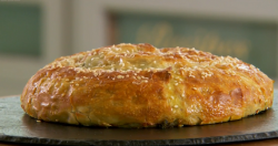 Paul Hollywood’s spanakopita greek filo pie recipe on Bake Off Masterclass