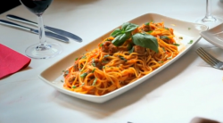 Spaghetti with meatballs recipe on Len and Ainsley’s Big Food Adventure