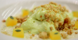 Scott’s chilled lemon thyme rice pudding dessert on MasterChef: The Professionals