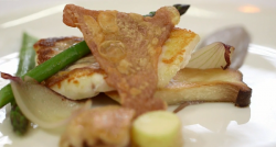 Mark’s turbot with chicken wings on MasterChef: The Professionals