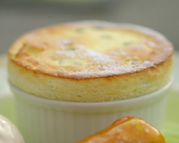 James Martin passion fruit soufflé recipe on The Best Dishes Ever