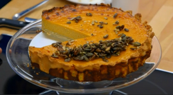 Morgana’s Pumpkin Pie on The Great Sport Relief Bake Off