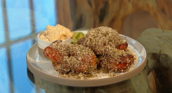 Selin Kiazim chilli and garlic glazed chicken on Saturday Kitchen