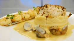 Cae’s Pan Fried Cod Dish on MasterChef