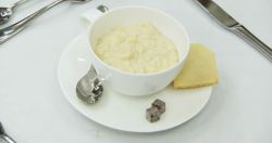 Earl grey and Welsh whisky rice pudding on MasterChef