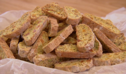 John Whaite’s biscotti biscuits on Chopping block