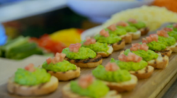 Shaun’s pea canapes for kids on the Food Chain