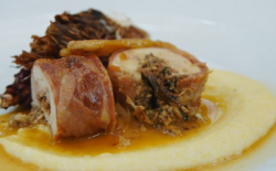 Jack’s chicken ballotine with polenta on MasterChef