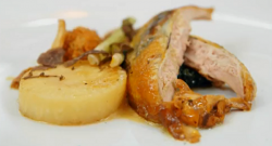 Jack’s guinea fowl half morning dish on Masterchef