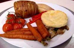 Amy’s Creamy Hasselback Surprise on Gok’s Lunchbox