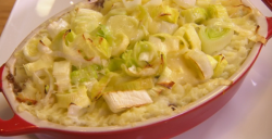 Teresa and Jamie’s leek pie on Chopping Block