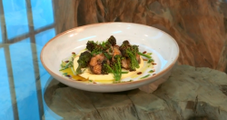 Matt Tebbutt’s mackerel with broccoli salad dish on Saturday Kitchen