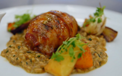 Juanita’s marmalade glazed roasted partridge on MasterChef 2016