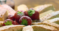 Paul Hollywood scones with cream and jam Afternoon Tea on Pies and Puds