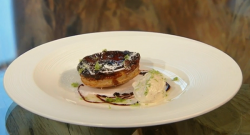 Ching’s pineapple tarte tatin with rum syrup dessert on Saturday Kitchen