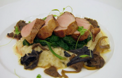 Hope’s Pork with Risotto dish on MasterChef