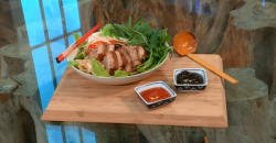 Ching’s Vietnamese pork cao lau on Saturday Kitchen