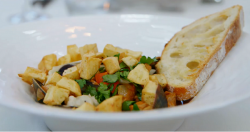 Pedro’s Portuguese Pork with Clams and Potato Stew on Masterchef