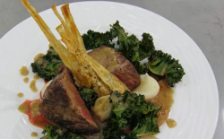 Mark’s beef with horseradish mash on MasterChef