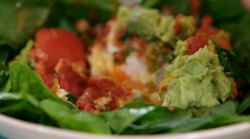 Huevos rancheros with guacamole Mexican breakfast Eating Well with Hemsley and Hemsley