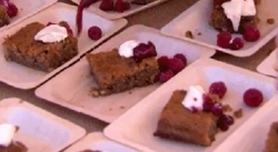 Chloe Bowles’s blondies dessert on MasterChef Australia