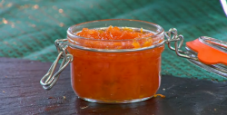 Yasmin Khan Iranian carrot marmalade on Sunday brunch