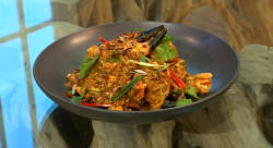 John Torode’s dark crab meat with chilli on Saturday Kitchen