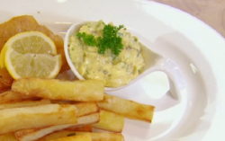 Roz and Sharlene’s fish and chips dish on Chopping Block
