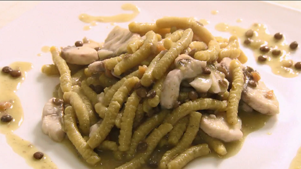 Ricardo’s gurnard fish dish with pasta on Rick Stein’s Long Weekends