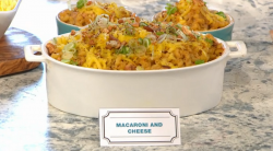 Adria Wu’s vegan Macaroni  Cheese on Sunday Brunch