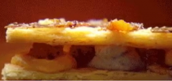 Zoe Konikkos’s milli feuille with pumpkin and chestnut cream dessert on MasterChef Australia