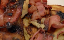 Jules and Tim’s blueberry American pancakes on Chopping Block