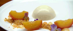 Con Vailas’ orange an thyme pana cotta on Masterchef Australia