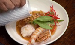 Matt’s hot and sour prawn head broth on MasterChef Australia