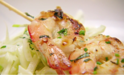 Red team’s Prawns a la Plancha dish on Masterchef Australia