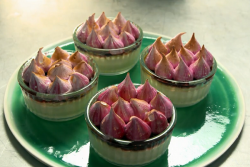 Paul Hollywood’s queen of puddings dessert with  jam and meringue topping on Paul Hollywoo ...