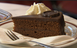 Sacher torte chocolate cake on Rick Stein’s Long Weekends