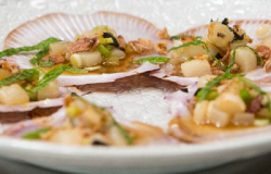 Heather’s Scallop Ceviche with Ponzu Dressing dish on MasterChef Australia