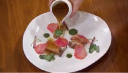 Anastasia’s sticky pork dish on Masterchef Australia