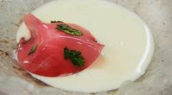 Michael O’Hare’s hot and cold soup on Masterchef