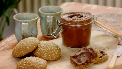 BB’tella black beans chocolaty and nutty spread on Eating Well with Hemsley + Hemsley