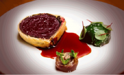 Flynn McGarry’s beetroot Wellington dish on MasterChef Australia