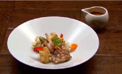 Morgan McGlone cauliflower dish on MasterChef Australia